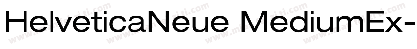 HelveticaNeue MediumEx字体转换